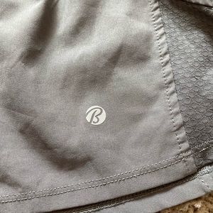 Grey Bally shorts - Athletic/silky material - Great for active wear
